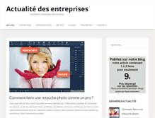 Tablet Screenshot of creationdesarl.fr
